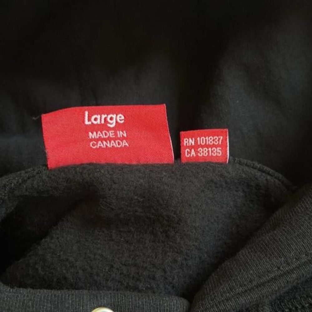 Supreme Men's Black Hoodie - Picture 6 of 8